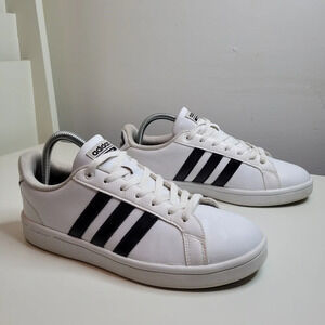 Adidas Neo CloudFoam Advantage AW4287 White Casual Comfort Shoes Size Women 8.5